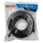 Патч-корд Buro UTP 4 пары cat.5e CCA molded 30м черный RJ-45 (m)-RJ-45 (m), фото 1