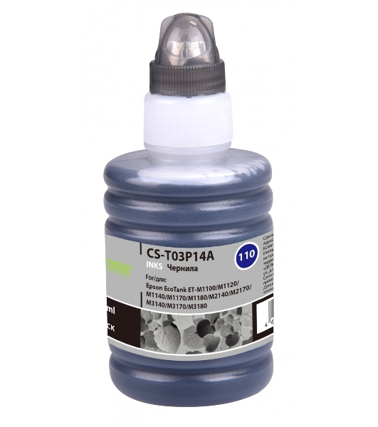 Чернила Cactus CS-T03P14A черный140мл для Epson M1100/M1120/M1170/M2140/M2170