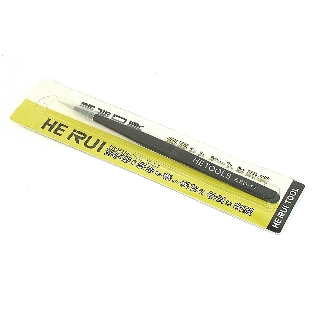 Пинцет HETOOLS ESD-11 прямой, черный 140 мм