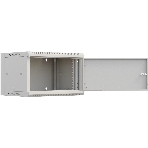 Шкаф коммутационный NTSS Премиум (NTSS-W6U6045FD) настенный 6U 570x450 мм пер. дв. металл 60 кг серый 350 мм 18 кг 220 град. 370 мм IP20 сталь, фото2