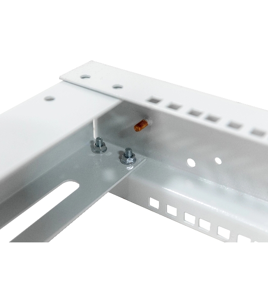 Стойка двухрамная NTSS NTSS-2POR24U/600-1000 24U 550 мм x 1000 мм 600 кг серый
