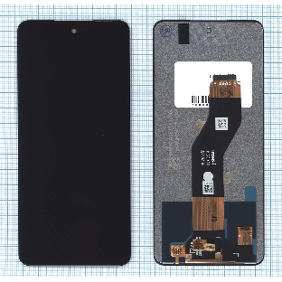 Дисплей для Infinix Smart 8 (X6525) в сборе с тачскрином черный