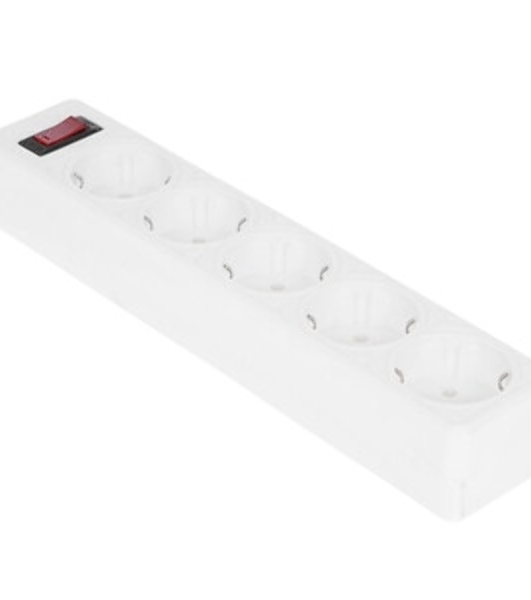 Сетевой фильтр Smartbuy (SBSP-50-W) - 5 роз х 5 м - белый