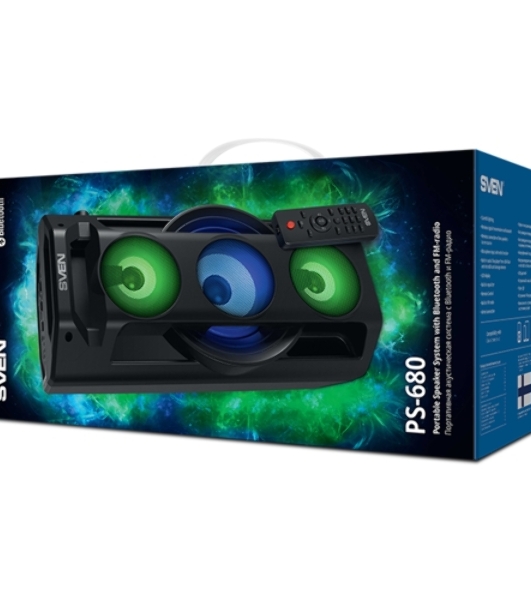Колонка портативная SVEN АС PS-680 черный 65W 1.0 BT
