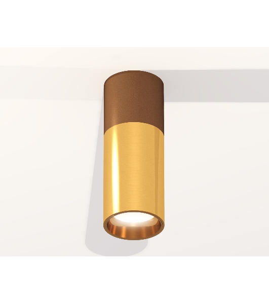 Светильник Ambrella Light XS6327060 PYG/SCF золото желтое полированное/кофе песок MR16 GU5.3 (C6304, C6327, A2010, N6113)