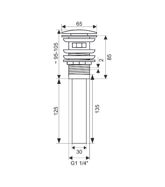 Комплект для ванной, 4 предмета (тумба Bau 60, графит + раковина BAU 48х37, с отв. под смеситель + смеситель Dream Black, выпуск клик-клак, черный)