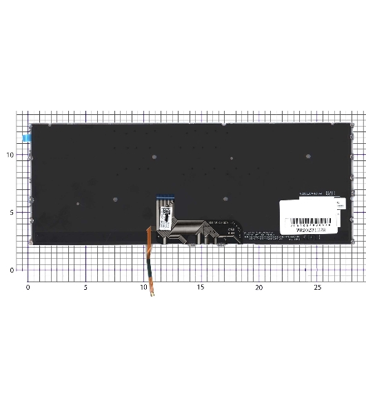 Клавиатура для ноутбука Lenovo Yoga Slim 9-14ITL05, черная