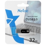 Флешка USB Netac U278 (NT03U278N-032G-20PN), 32Gb, USB 2.0, R/W 50/10, серебристый/черный, фото14