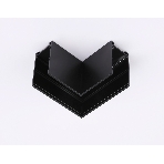 GL1032 BK черный коннектор угловой для накладного шинопровода Magnetic 220V 80*80*52, фото4