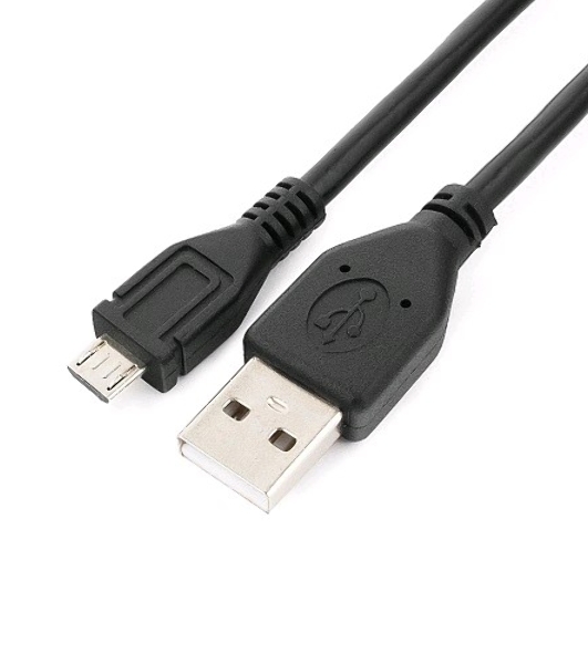 Кабель USB2.0 Pro Cablexpert CCP-mUSB2-AMBM-1M, AM/microBM 5P, 1м, экран, черный, пакет
