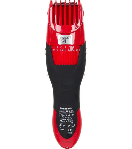 Машинка для стрижки Panasonic ER-GB40 красный (насадок в компл:1шт)