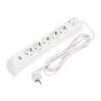 Сетевой фильтр 5 гнезд, 3м, 3х1,5мм², с автовыкл, 2 USB, белый Kranz, фото5