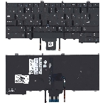 Клавиатура для ноутбука Dell Latitude E7440 E7420 черная с подсветкой и указателем, фото3