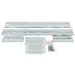 Стойка двухрамная NTSS NTSS-2POR24U/600-1000 24U 550 мм x 1000 мм 600 кг серый, фото 1