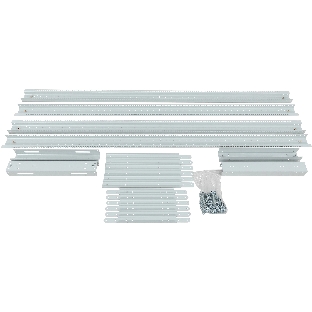 Стойка двухрамная NTSS NTSS-2POR24U/600-1000 24U 550 мм x 1000 мм 600 кг серый