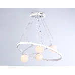 Светильник Ambrella light FL66321/1+4 WH белый 69W 3000K-6400K+G9/4 D600/400*1200 (ПДУ ИК), фото3