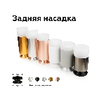 Насадка задняя накладная для корпуса светильника с диаметром отверстия D60mm N6906 PPG золото розовое полированное D60*H25mm Out20mm, фото3