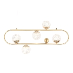 Светильник Ambrella light TR5433/5 GD золото G9/5 max 40W 780*110*1000, фото5