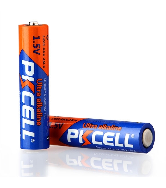Щелочной/алкалиновый элемент питания PKCELL LR03-4B тип - AAА 4 шт в блистере
