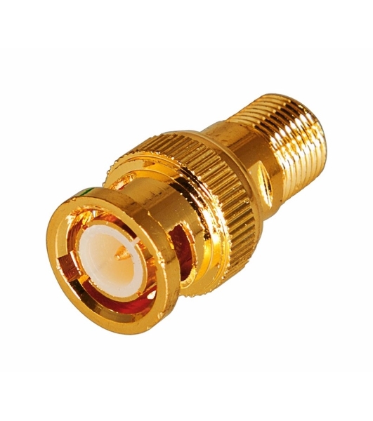 Переход гнездо F-штекер BNC GOLD Rexant