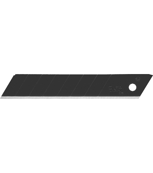 Лезвие Olfa (OL-LBB-50B) BLACK MAX сегментированное, 8 сегментов, 18х100х0,5 мм, 50 шт
