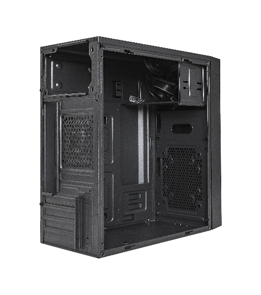 Компьютерный корпус Minitower ExeGate BAA-114U2-AAA400 (mATX, БП AAA400 с вент. 8см, 1хUSB+2хUSB 3.0, аудио, черный)