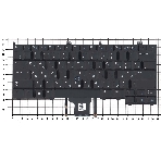 Клавиатура для ноутбука Dell Latitude E7440 E7420 черная с подсветкой и указателем, фото2