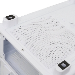 Компьютерный корпус HSPD M310, Mesh Mini-tower, белый, TG, 0.4 SPCC, 3x120мм ARGb mATX, mITX 180/280/160мм 1x2.5', 1x3.5', 4xPCI 2xUSB-A 3.0 452x277x418мм, фото5