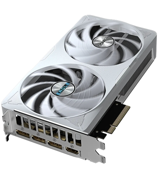 Видеокарта Gigabyte GeForce RTX 5060 Ti Eagle OC Ice, NVIDIA RTX 5060 Ti, 8 ГБ GDDR7, 128 бит, PCI-e 5.0, 1xHDMI, 3xDP, 2617 МГц