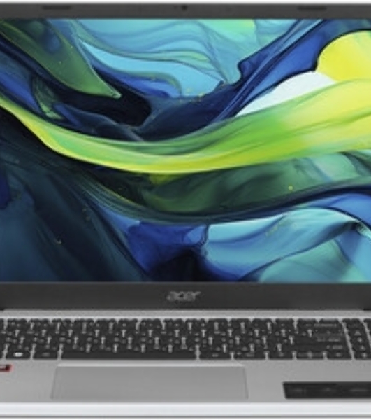 Ноутбук Acer Aspire Lite AL15-61P-R83Y 15,6' FHD 1920x1080 Non-glare IPS, 800:1, 250 nit AMD Ryzen 5 8640HS UMA 16 Gb DDR5 Memory 512Gb PCIe NVMe SSD Silver Plastic  None(Boot-up only)