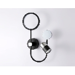 Светильник Ambrella light FL51601/3 BK/CH черный/хром 11W 4200K+GU10 424*275*100, фото 1