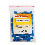 Клемма плоская Rexant изолированная штекер 4.8 мм 1.5-2.5 мм² (РПи-п 2.5-(4.8)/РПИп 2-5) синий, фото2