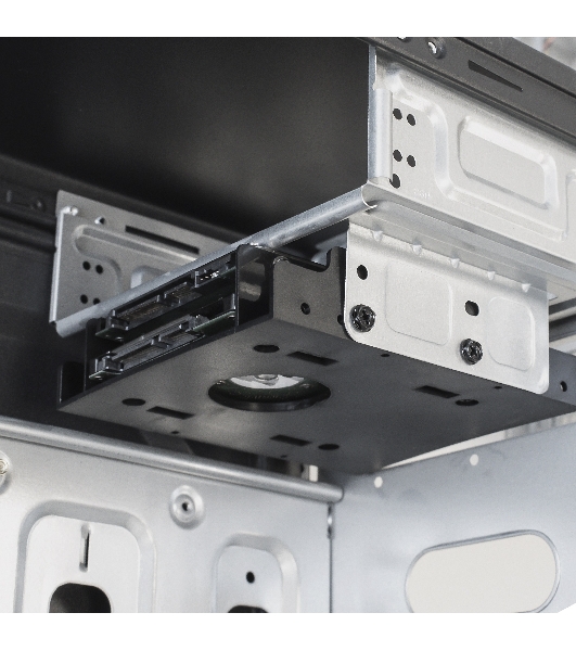 Салазки (переходник) ExeGate EX292545RUS HD-22T3P пластиковые для установки 2xHDD/SSD 2.5' в отсек 3.5'