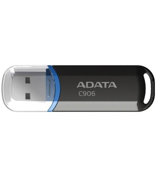 Флешка USB ADATA C906 (AC906-32G-RBK), 32Gb, USB 2.0, R/W 15/5, черный/синий