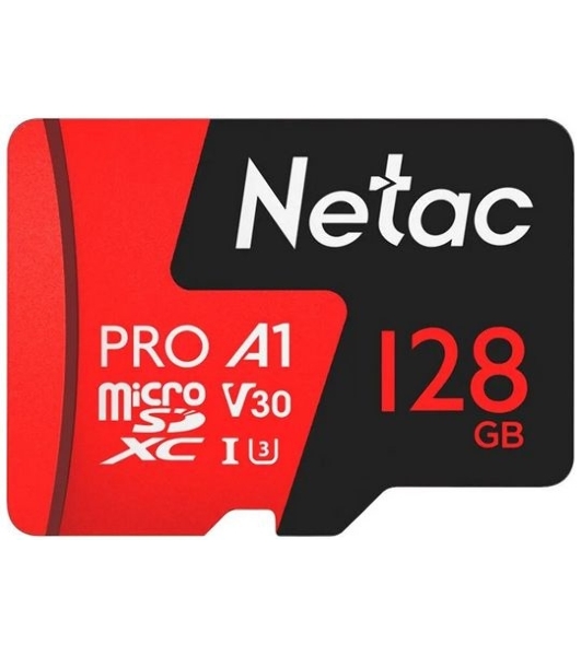 Флеш карта MicroSD card Netac P500 Extreme Pro 128Gb, retail version w/o SD adapter