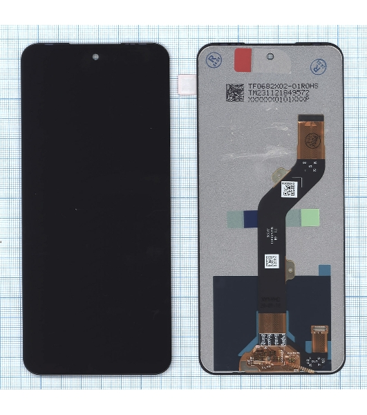 Дисплей для Infinix Hot 12 Play (X6816D) в сборе с тачскрином черный