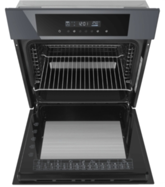 Шкаф духовой электрический Maunfeld AEOD60103G1, 60л, дверца с 3 стеклами, графит