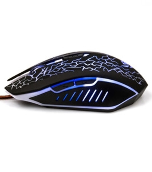 Мышь проводная Nakatomi MOG-15U черный, 2400 dpi, USB, кнопки - 6