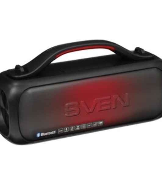 Мобильные колонки SVEN PS-360 2.0 черные 2x12W Bluetooth