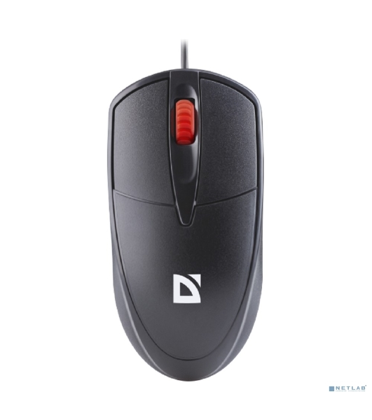 Мышь проводная Defender Icon MB-057 черный, 1000 dpi, USB, кнопки - 3