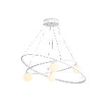 Светильник Ambrella light FL66326/1+4 WH белый 92W 3000K-6400K+G9/4 D800/600*1200 (ПДУ ИК), фото7