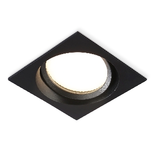 Светильник Ambrella light TN6657 BK черный IP44 GX53 110*110*48