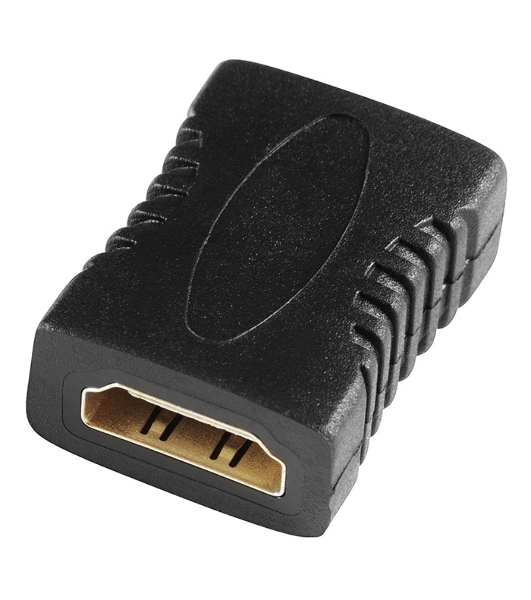 Адаптер аудио-видео Buro HDMI (f)/HDMI (f) Позолоченные контакты черный (BHP-ADP-HDMI-2.0)