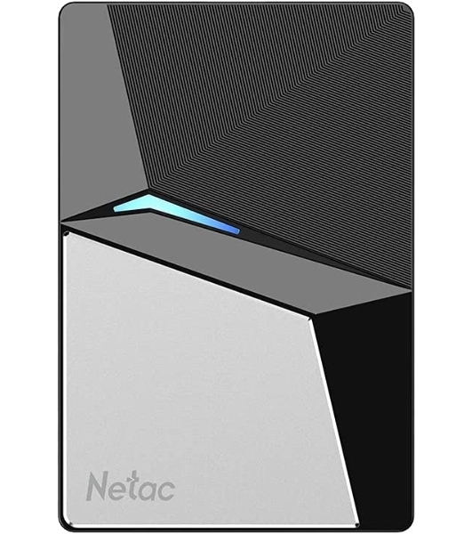 Внешний SSD Netac Z7S, 480 Gb, USB 3.2 Gen 2 Type-C, R/W 550/480, черный