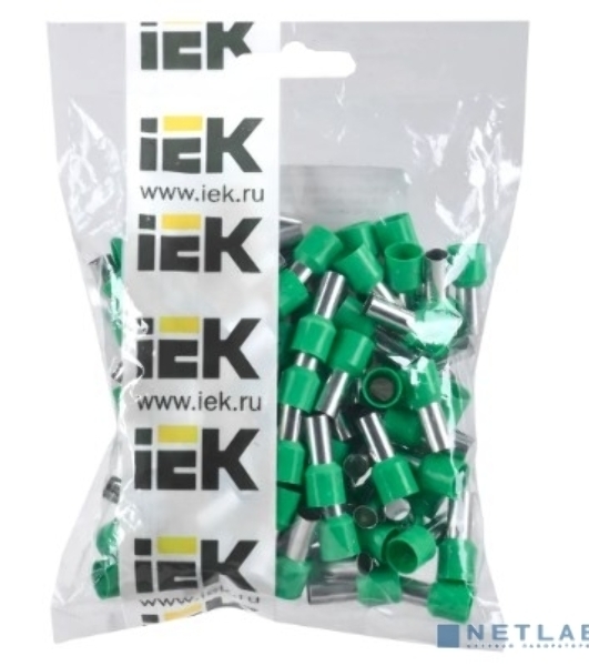 Наконечник-гильза изол. Е1612 (уп. 100 шт) IEK UGN10-016-08-12