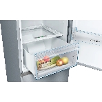 Холодильник Bosch KGN39UL30U серебристый металлик двухкамерный 279/87л морозилка снизу, No Frost, фото5