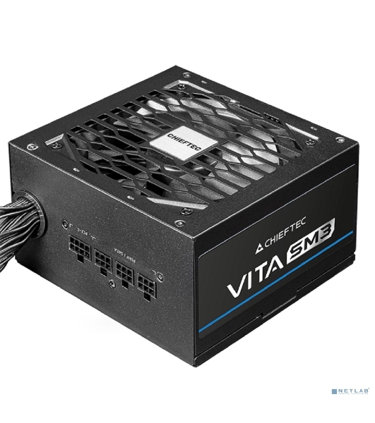 Блок питания Chieftec Vita SM3 BPX-850-C (ATX 3.1, 850W, 80 PLUS BRONZE, Active PFC, 120мм fan, Semi-modular Cable Management) Retail