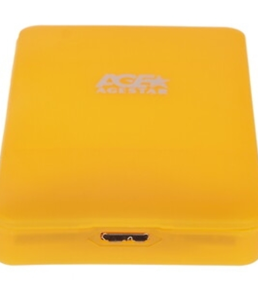 Внешний корпус для HDD/SSD AgeStar 3UBCP3 SATA пластик синий 2.5'