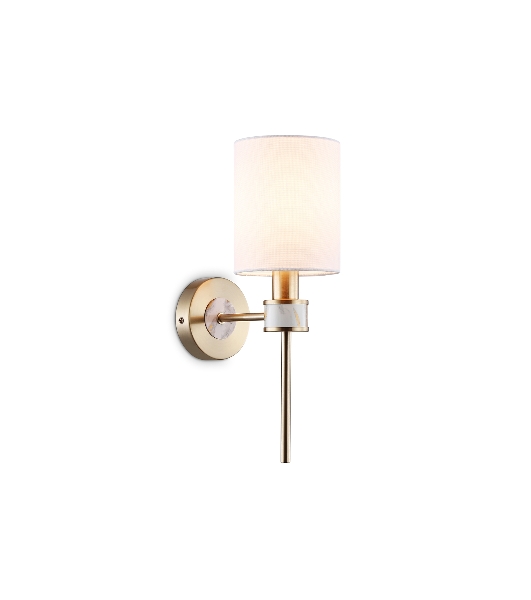 Настенный светильник Ambrella light LH72375 DBS/WH темная латунь/белый E14 max 40W 190*120*370