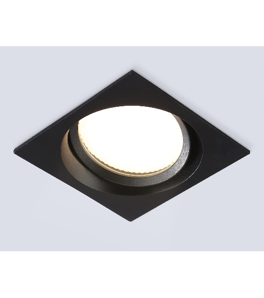 Светильник Ambrella light TN6657 BK черный IP44 GX53 110*110*48
